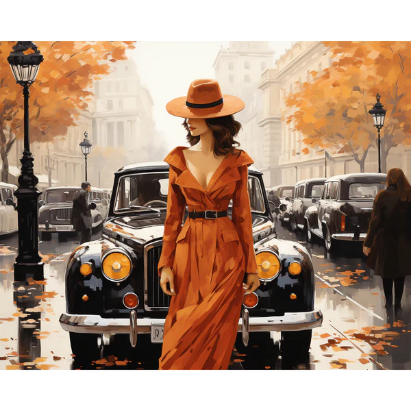 completed painting framed