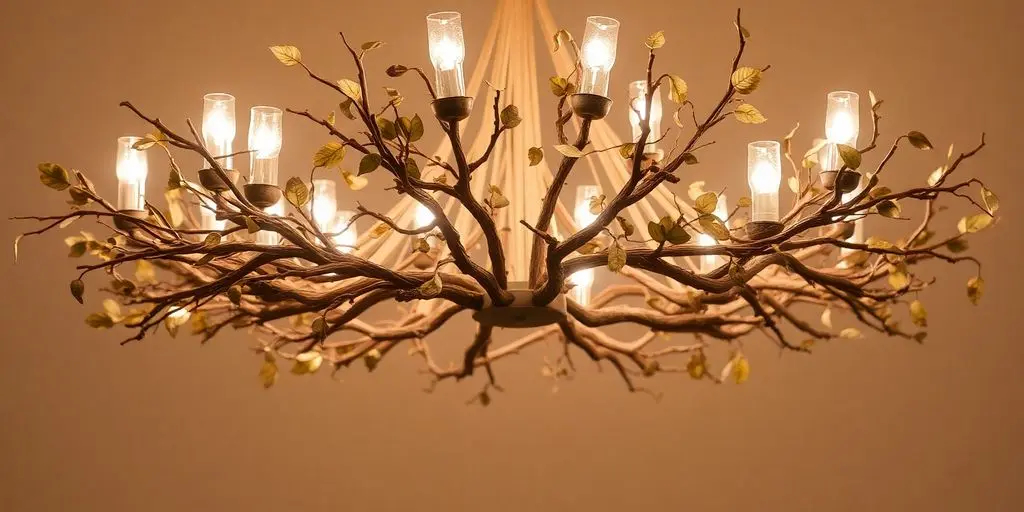nature inspired light fixture
